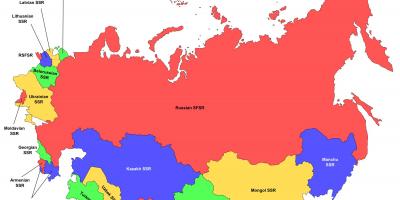 Nõukogude liidu kaardil