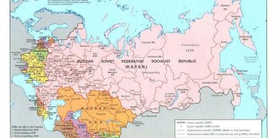 Kaart Nõukogude liidu